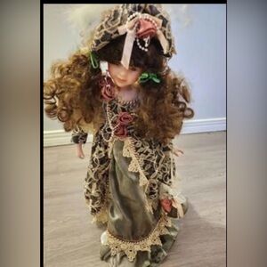 Elegant Doll with Lace Dress